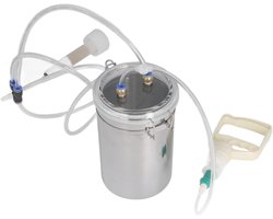 Handmatige melkmachine voor geiten van roestvrij staal, 2 liter, ideaal voor boerderijen en veehandel