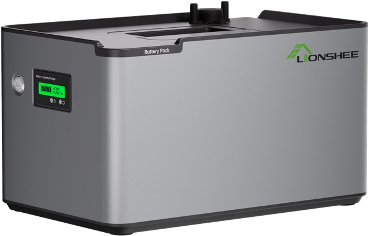 LIONSHEE Powerstation Energiecentrale 1024Wh - LiFePO4 - IP65/App/6000 Cycli - Draagbaar - Geschikt voor Zonnepanelen - Generator - Voor Noodpakket,Stroomuitval,Kamperen en Outdoor