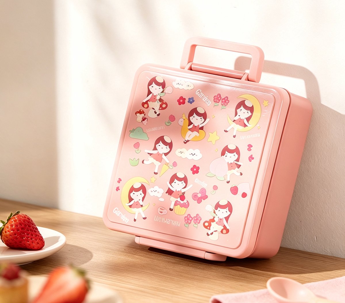 Deze lunchbox voor leerlingen bevat een soepkom van 300 ml een container van 1800 ml 5 lekvrije compartimenten een geïsoleerde voedselcontainer en een geïsoleerde lunchbox Hij is BPA-vrij en geschikt voor op reis en naar school 22*15.2*7.4cm roze