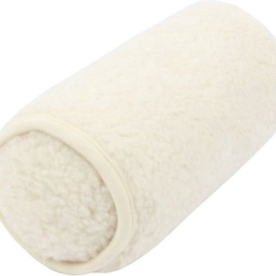 Wollen Yoga Bolster Ø 13 cm – 65 cm lang - 100% Schapenwol – Gevuld met Wolbollen – Yoga Kussen voor Yoga, Yin Yoga en Ontspanning — afbeelding 2
