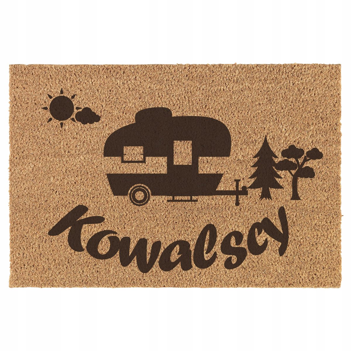 Kokosmat Deurmat Camper - Antislip & Duurzaam - 60x40cm