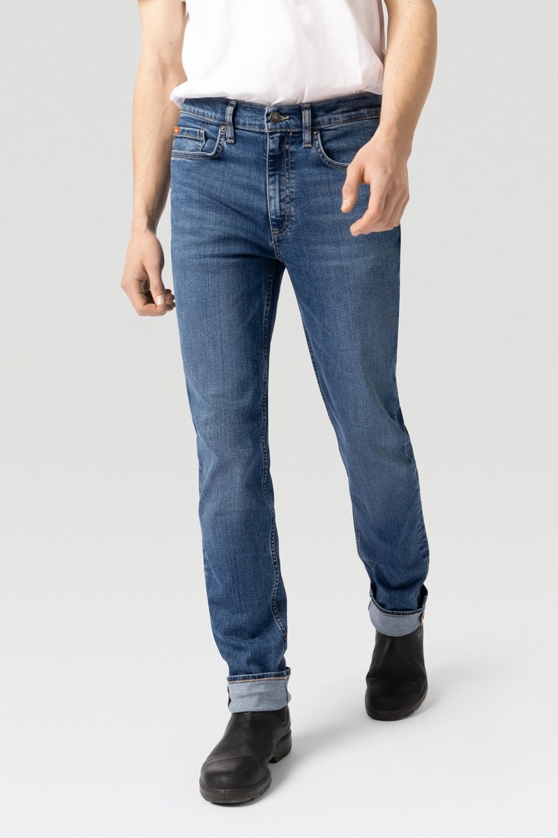 LC112 YORK Mid Brushed - Straight Fit Jeans - W31 X L30