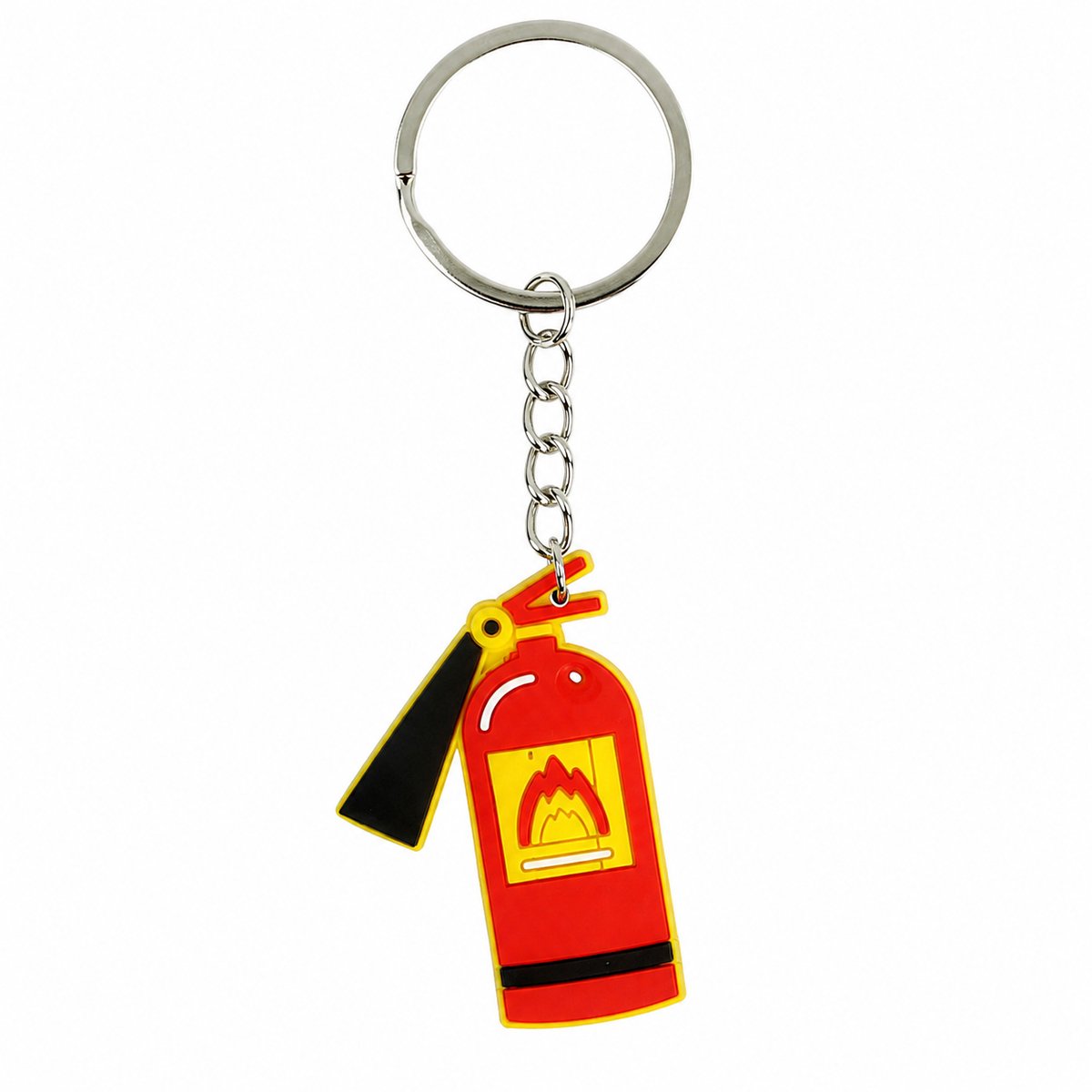 Brandweer Sleutelhanger & Tashanger - Brandblusser Sleutelring - Strak & Gedetailleerd Ontwerp