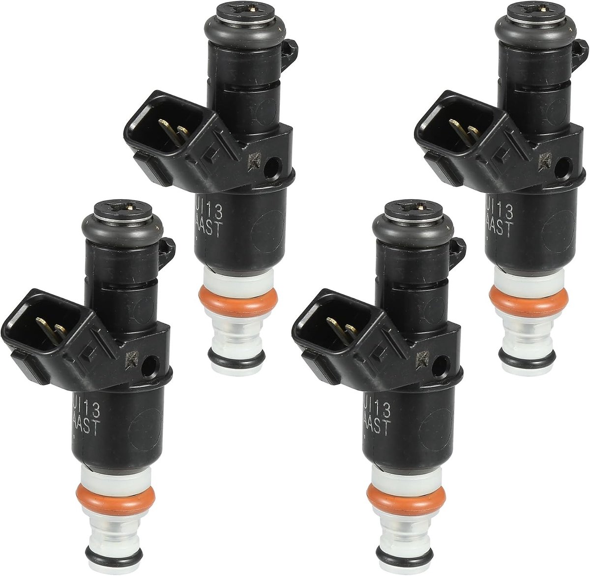 Injectoren voor brandstofinjectie voor Honda Accord en CR-V 2003-2009 - Set van 4 stuks, 2.4L en 3.0L, Hoogwaardige prestaties en betrouwbaarheid