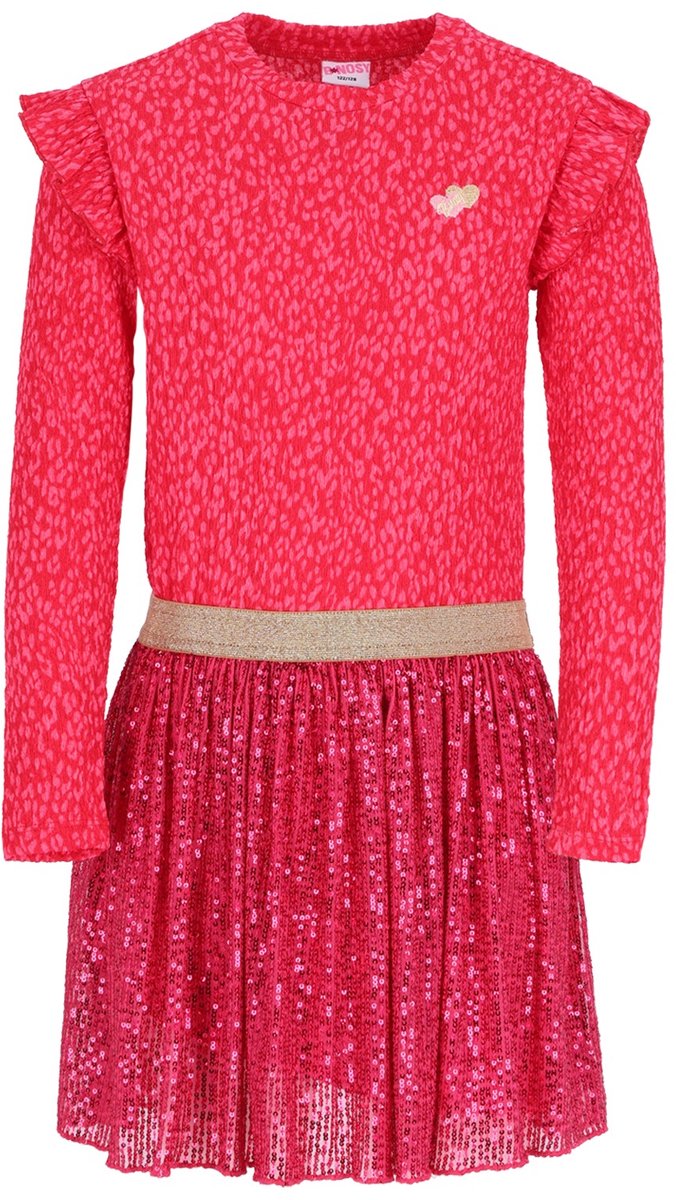 B.Nosy Y608-5864 Jurk meisjes roze - Maat 158-164