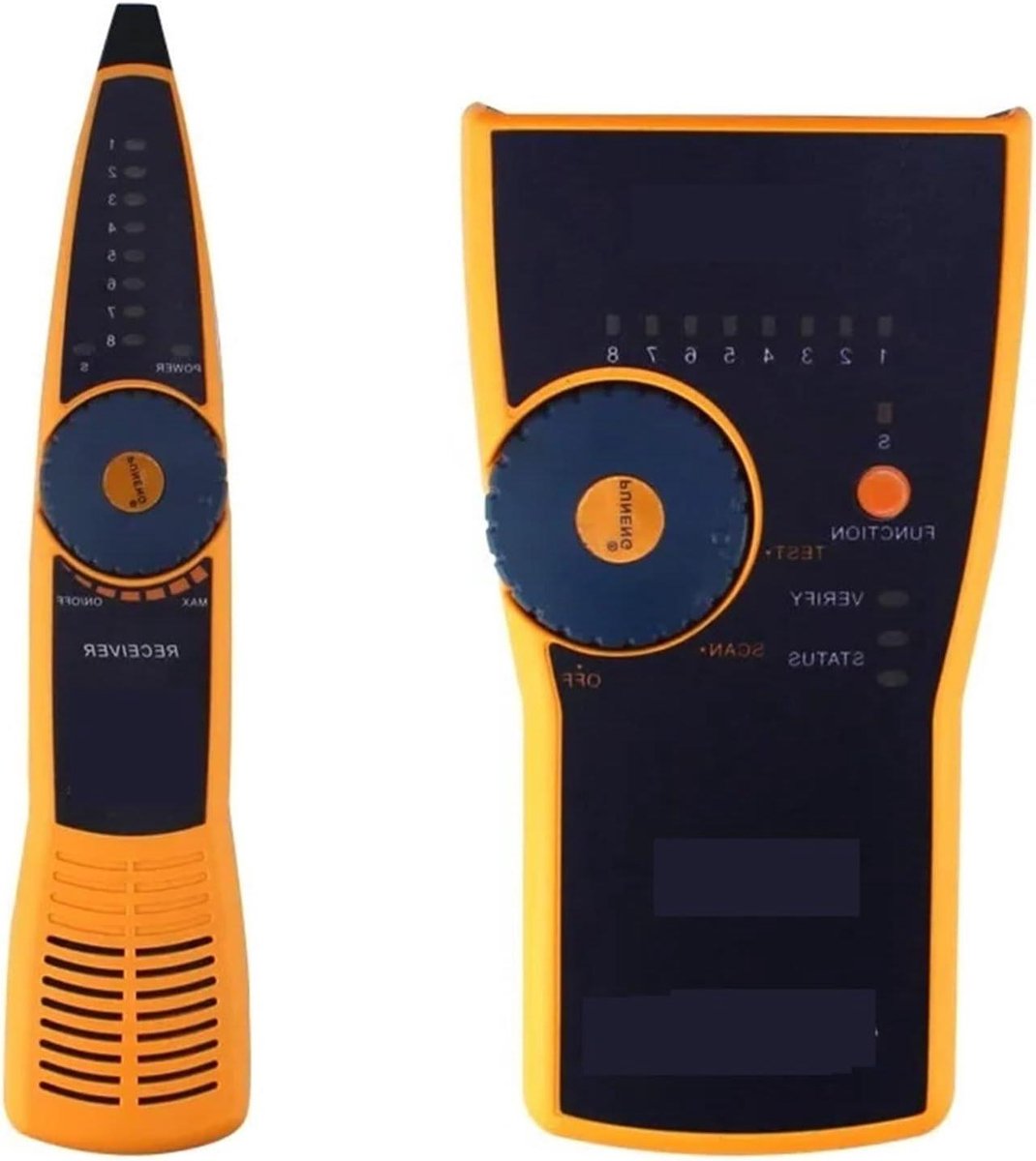 Netwerkkabel Tester - Kabel Detector - Netwerk Installatie - Anti-Interferentie - Cat5 Cat6 - Zwart