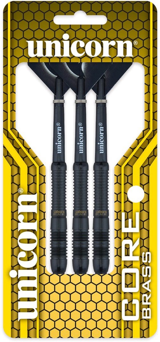 Unicorn Core Plus Black Brass Soft Tip - Dartpijlen 17 Gram van Unicorn — afbeelding 2