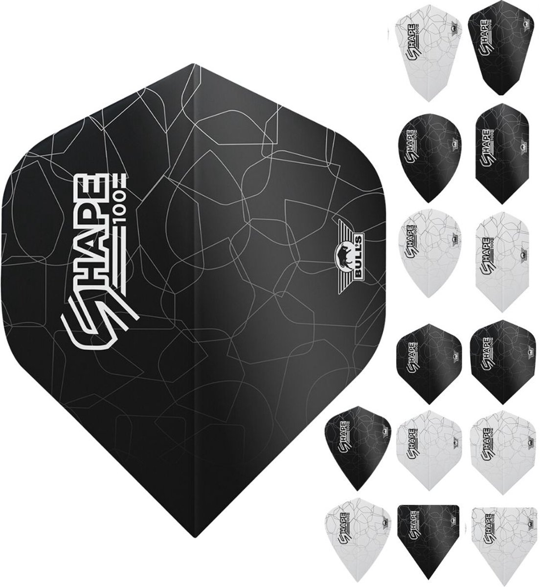 Bull's Shape 100 White Delta