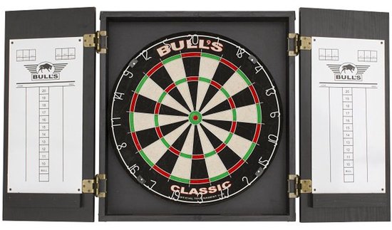 Bull's Dartkabinet - Bier & Darts Print - Zwart Wit van Bull's — afbeelding 3