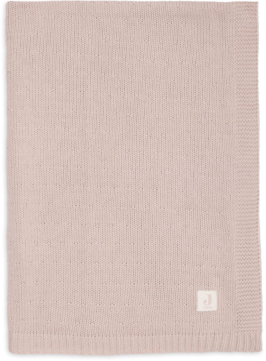 Jollein Baby Deken Ledikant 100x150cm Sprinkle Knit Silk Rose