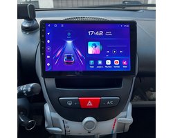 Junsun Android Autoradio Geschikt Voor Toyota Aygo Peugeot 107 Citroen C1 - 2GB+32GB - Draadloze CarPlay & Andriod Auto - GPS Navigatiesysteem - Bluetooth - 10-inch Touchscreen - WiFi - RDS - SWC