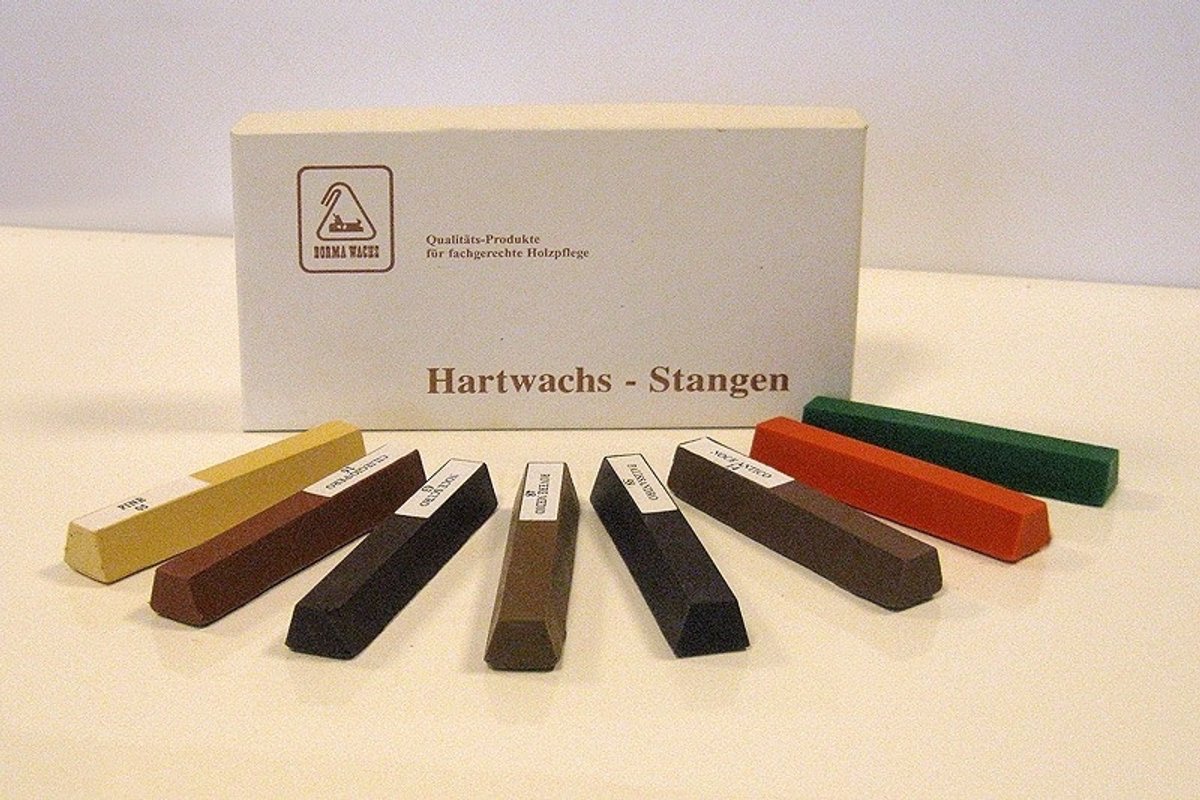 Borma Wachs Harde Stopwas voor hout Licht Teak (kleur 09)