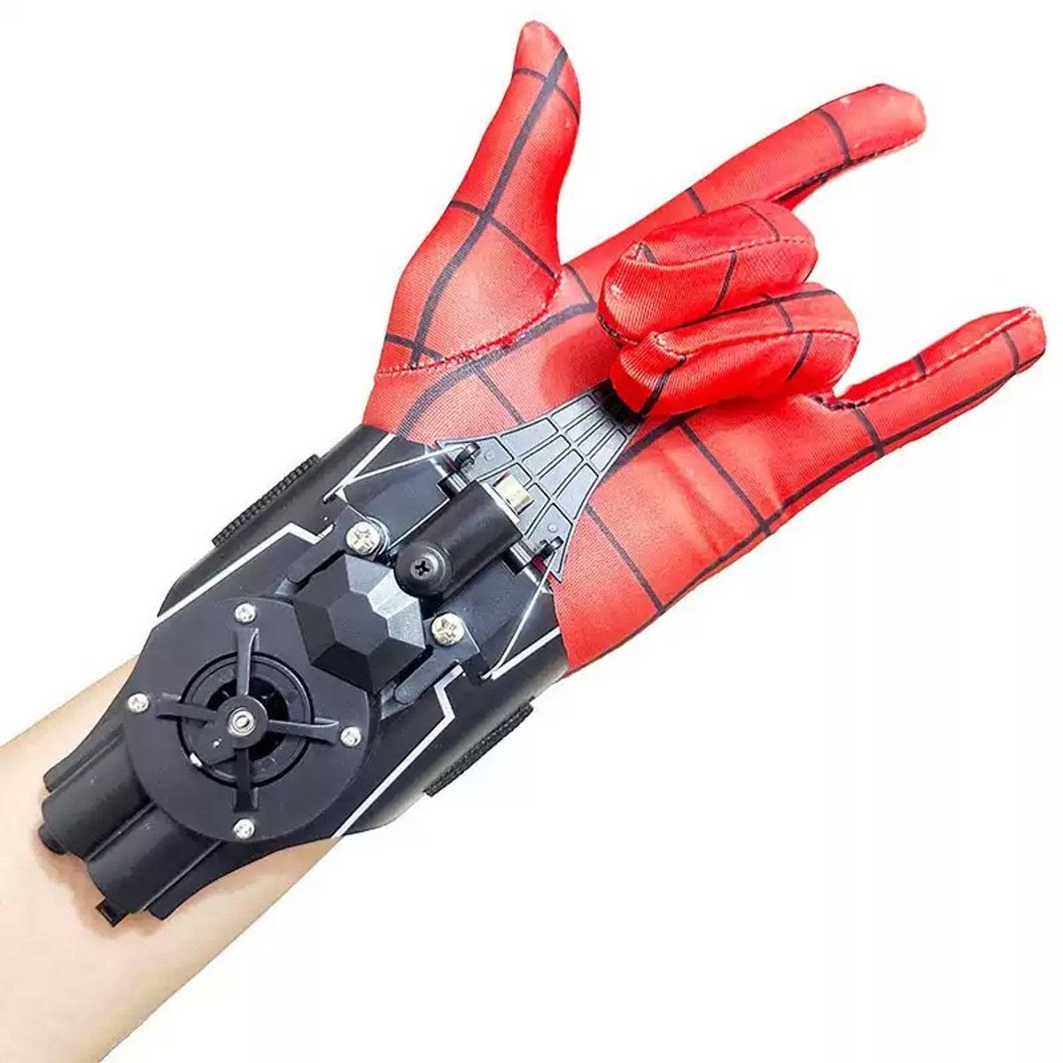 Spinnenzijdewerper – Automatisch uittrekbaar draadje – Cool speelgoed voor superheldenfans – Schietspeelgoed – USB oplaadbaar – Bereik van 2,5 meter – Geschikt voor kinderen en volwassenen – Perfect voor rollenspellen, Halloween en verjaardagen