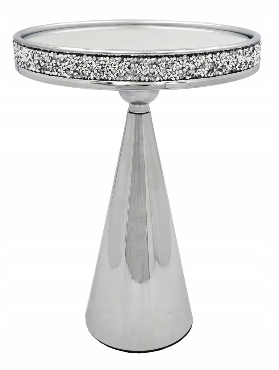 Zilveren Taartplateau met Kristal Ø20 cm - Elegant & Stijlvol