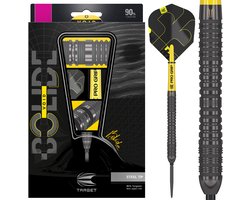 Target Darts Bolide Void Steel Tip Dartpijlen 21G Barrel 04 - 90% Tungsten met Swiss Point Technologie, Pro Grip Shafts en Pro Ultra Flights - Zwarte Titanium Nitride Coating