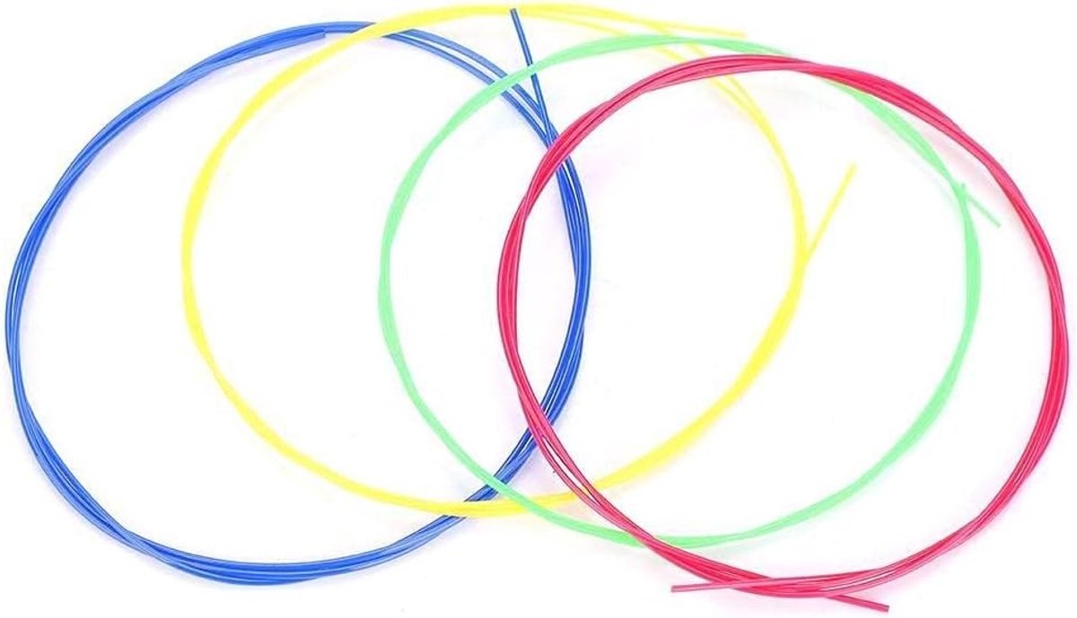 Kleurige Nylon Snaren voor Ukulele - Vervangingssnaren voor Duidelijke Klank en Duurzaamheid