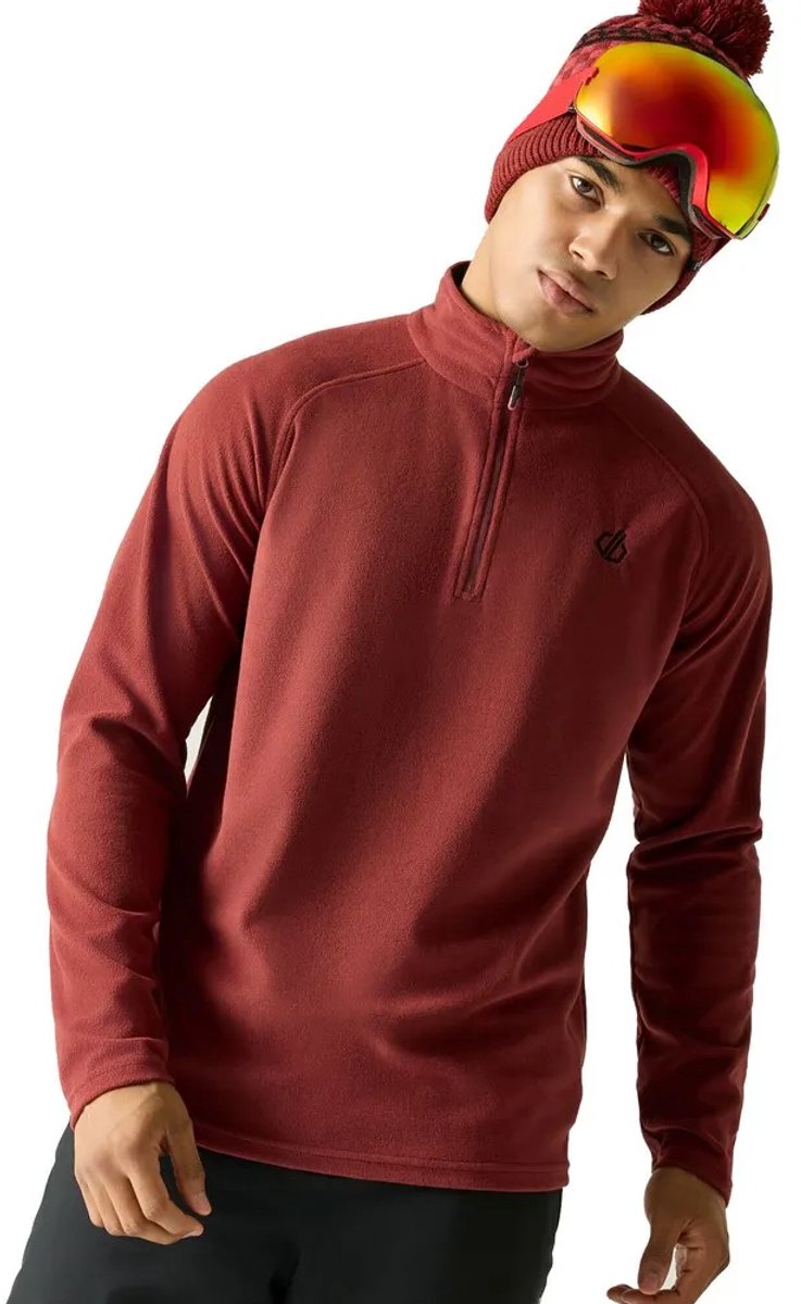 Dare2b Freethink Ii Fleece Met Halve Rits Man Rood