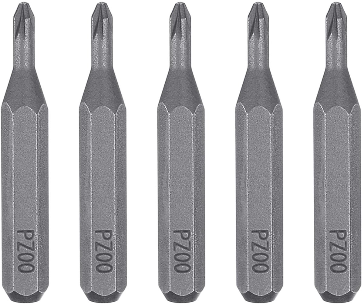 Schroevendraaierset met 5 magnetische bits, 4mm zeskantschacht, 28mm lengte