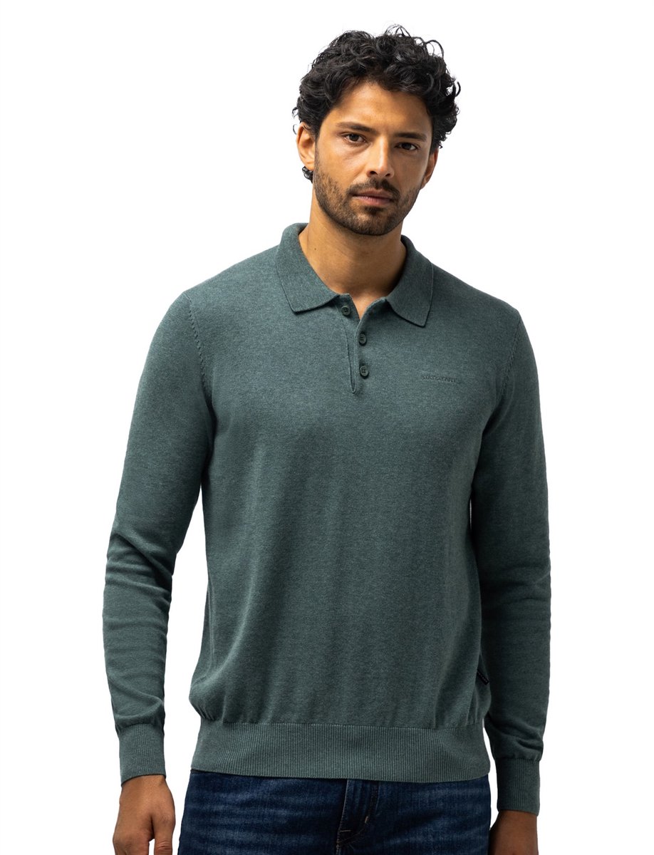 State of Art poloshirt korte mouw groen