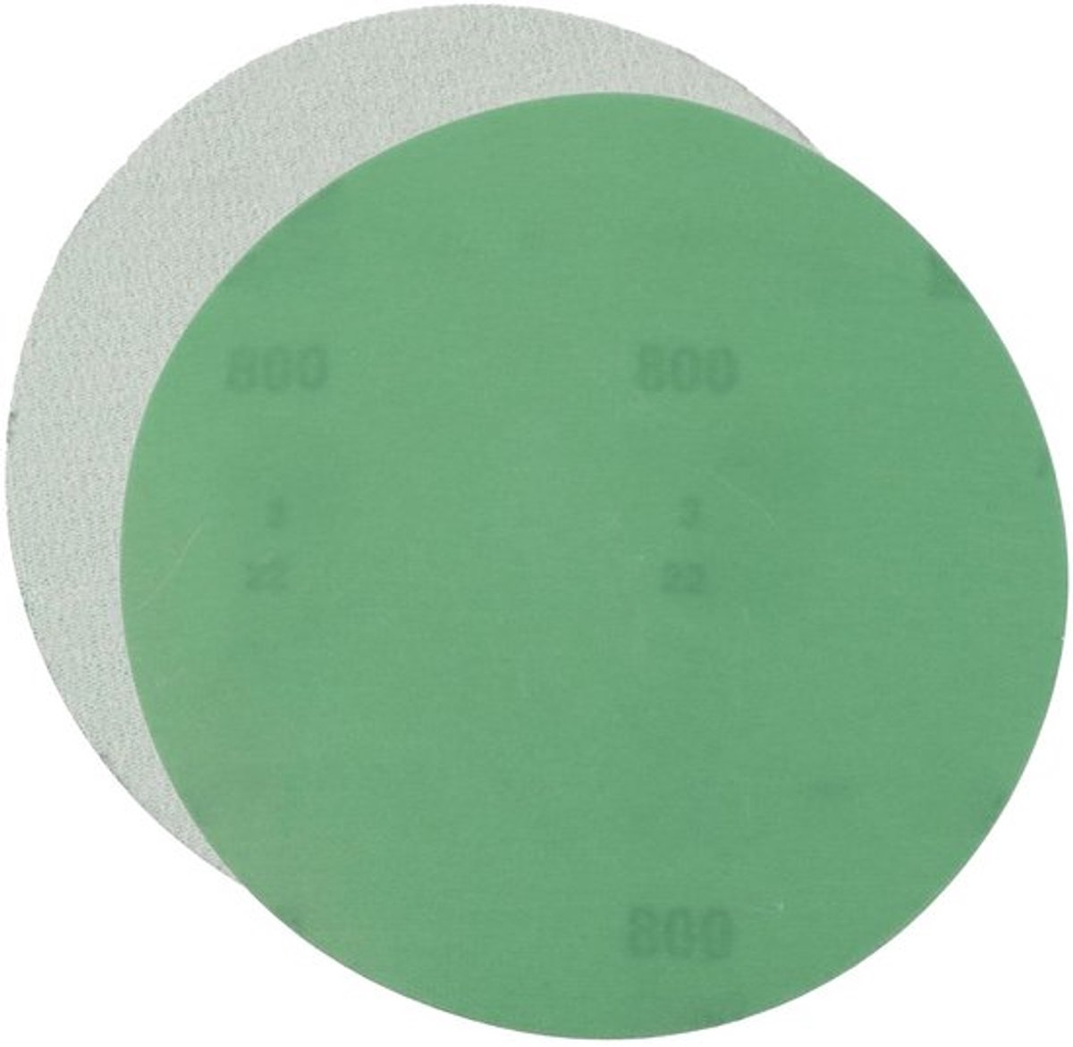 Set van 5 zelfgrijpende schuurschijven Ø125mm - P800 - Groen - Slijpen, ontbramen, schuren