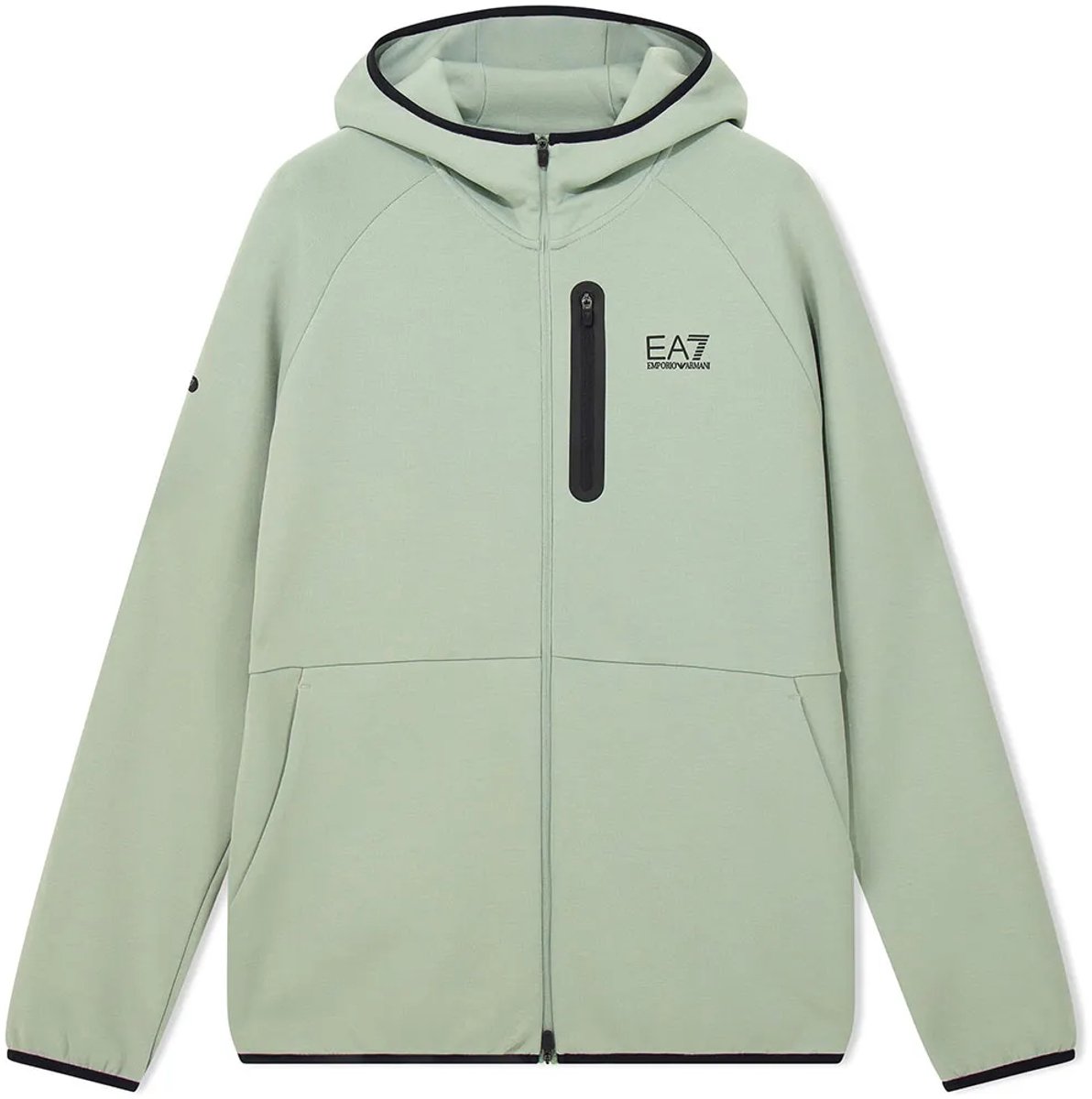 Ea7 Emporio Armani 7m002517_af20845 Sweatshirt Met Rits Groen L Man