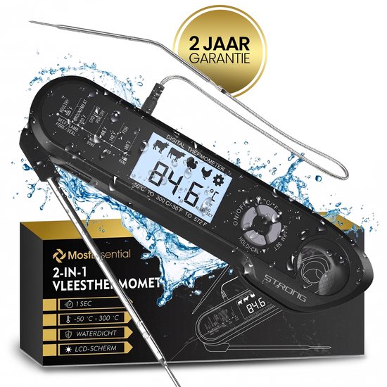 MostEssential 2-in-1 BBQ Thermometer – PRO Edition