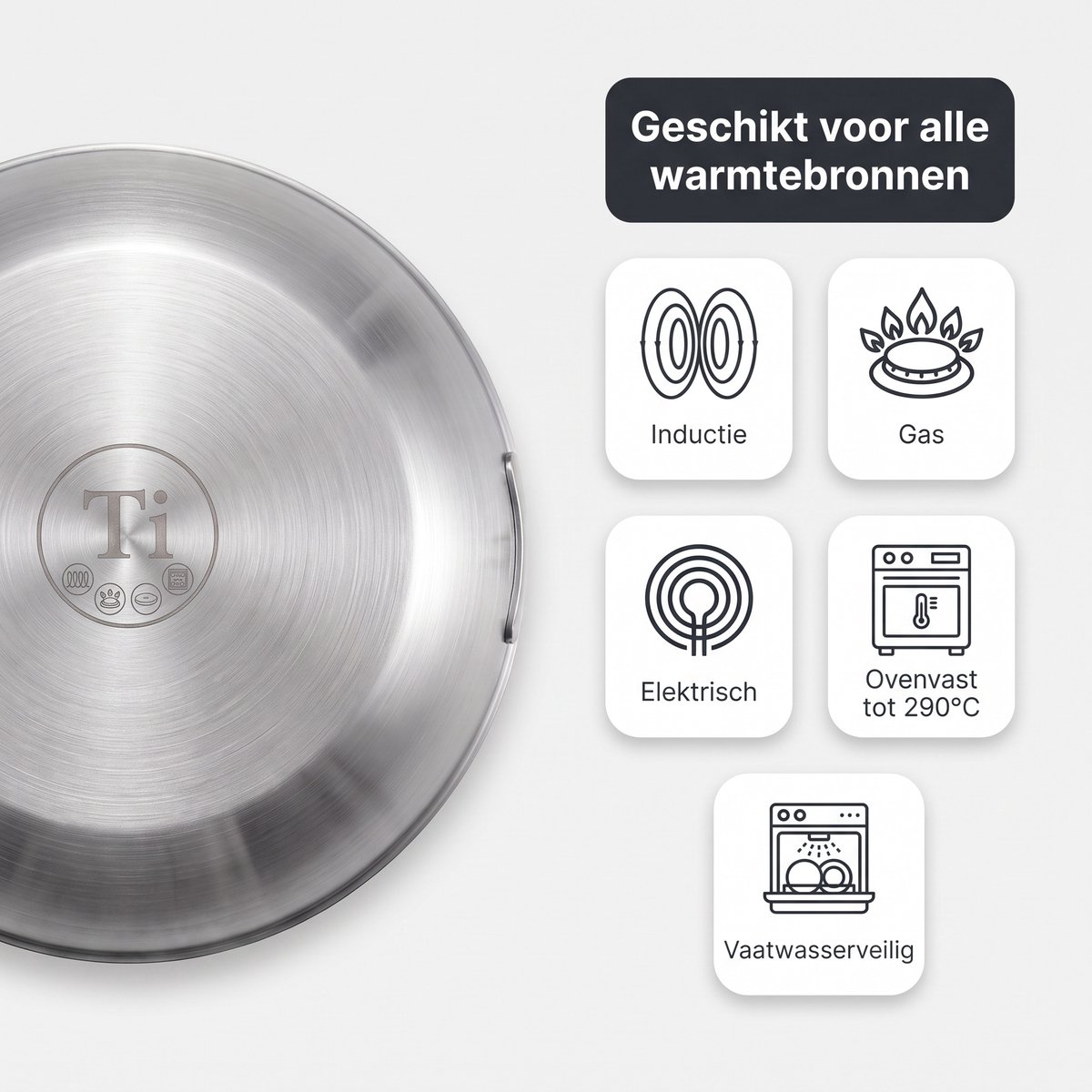 Aravé Aravé Titanium Wokpan - afbeelding 4