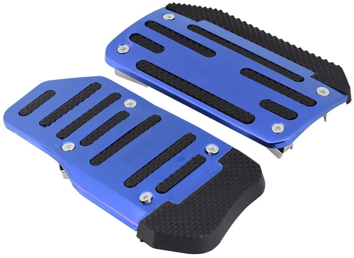 Pedalauflagen-set van Aluminium met Antislip voor Automatische Voertuigen