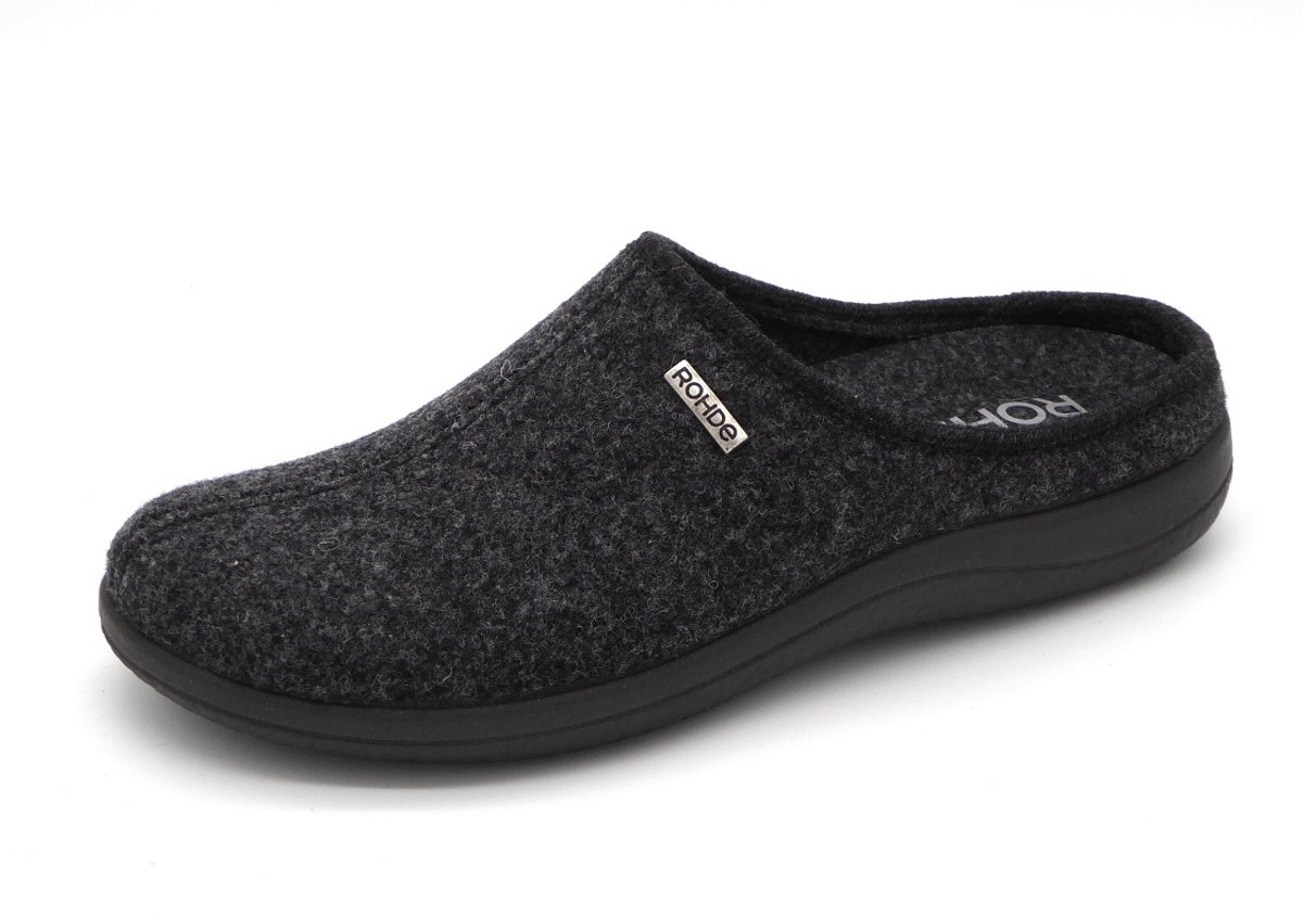 Rohde Dames Pantoffel Muil - 6548-82 Antraciet - Maat 42