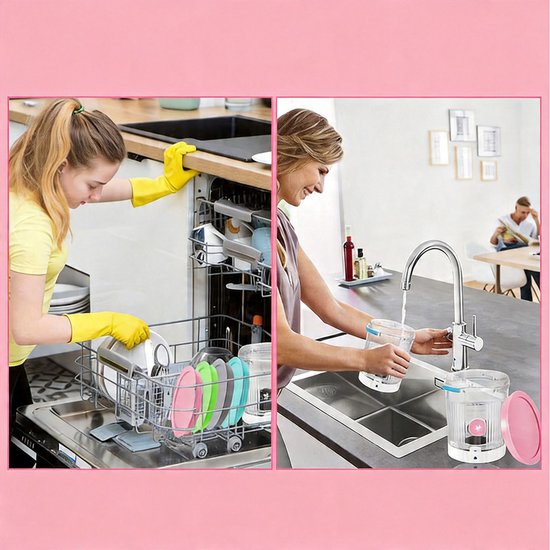 4 Stuks IJscontainers - Ice Cream Containers - Ijsbekers met Afsluitdop - Compatibel met Ninja NC700/NC701 - BPA Vrij - Luchtdicht & Lekvrij - Vaatwasmachine - Stapelbaar - Voor Thuis — afbeelding 5