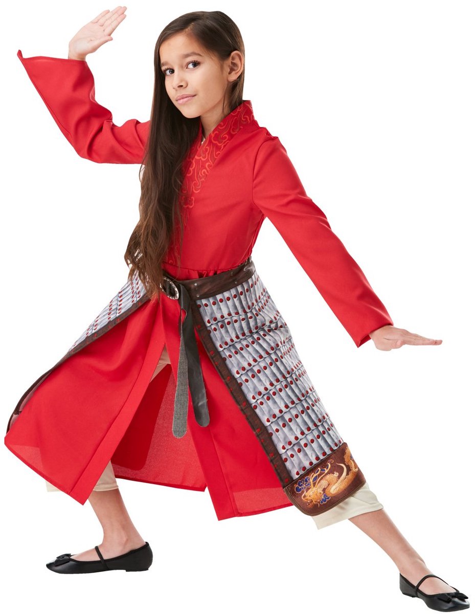Disney Verkleedpakje Mulan Deluxe Live Action Maat 110-116