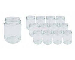 12x Glazen Potjes 135ml - Ideaal voor Jam, Honing, Desserts & Kruiden