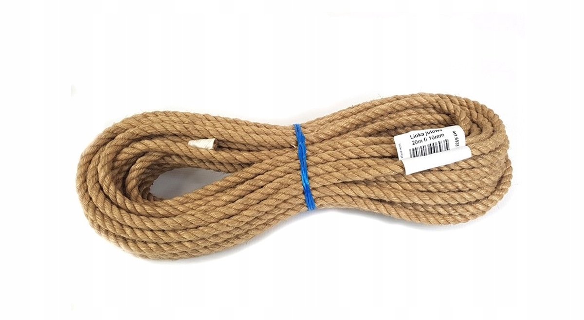 Jutek touw 10mm 20m - Decoratief, Scheepstouw, Krabpaal