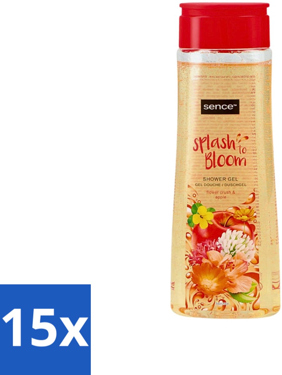 15 x Sence - Body-X Twilight Amber - Douchegel - Voor Vrouwen - 500 ml - Douchegel Voor Vrouwen - Fruitige Geur - Bloemige Geur - Douchegel Voor Dagelijkse Gebruik - Verzorgende Douchegel
