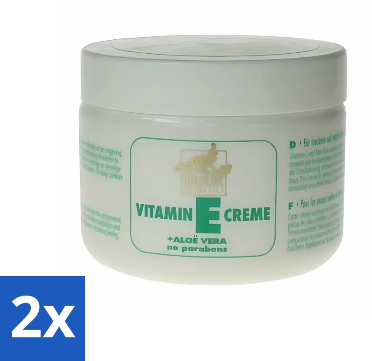 2 x Goldline - Bodycrème - Vitamine-E & Aloë Vera - Gevoelige Huid - Kalmerend - 250 ml - Gevoelige Huid - Vitamine E - Aloë Vera - Kalmerend - Huidverzorging