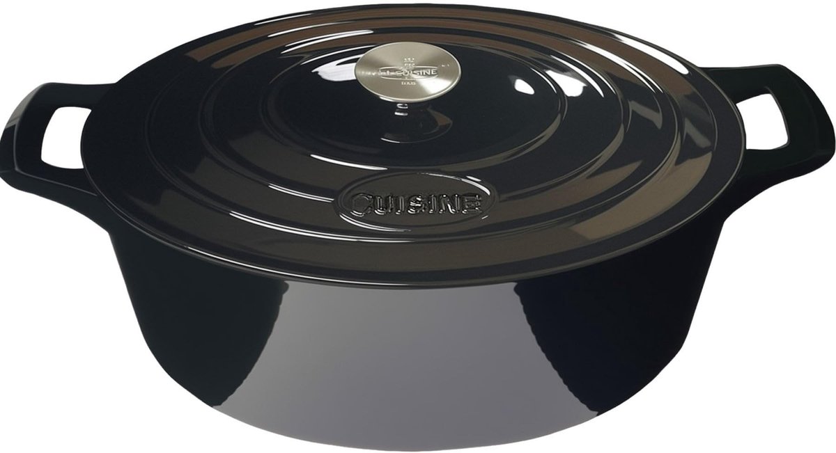 Elzusha - Emaillen Gietijzeren Ovalen Casserole 6.5L
