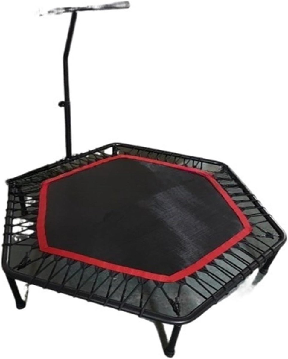 Mini Trampoline - Fitness Rebounder - Thuis Sporten - Stil Stuiter Systeem - Opvouwbaar Ontwerp - Rood