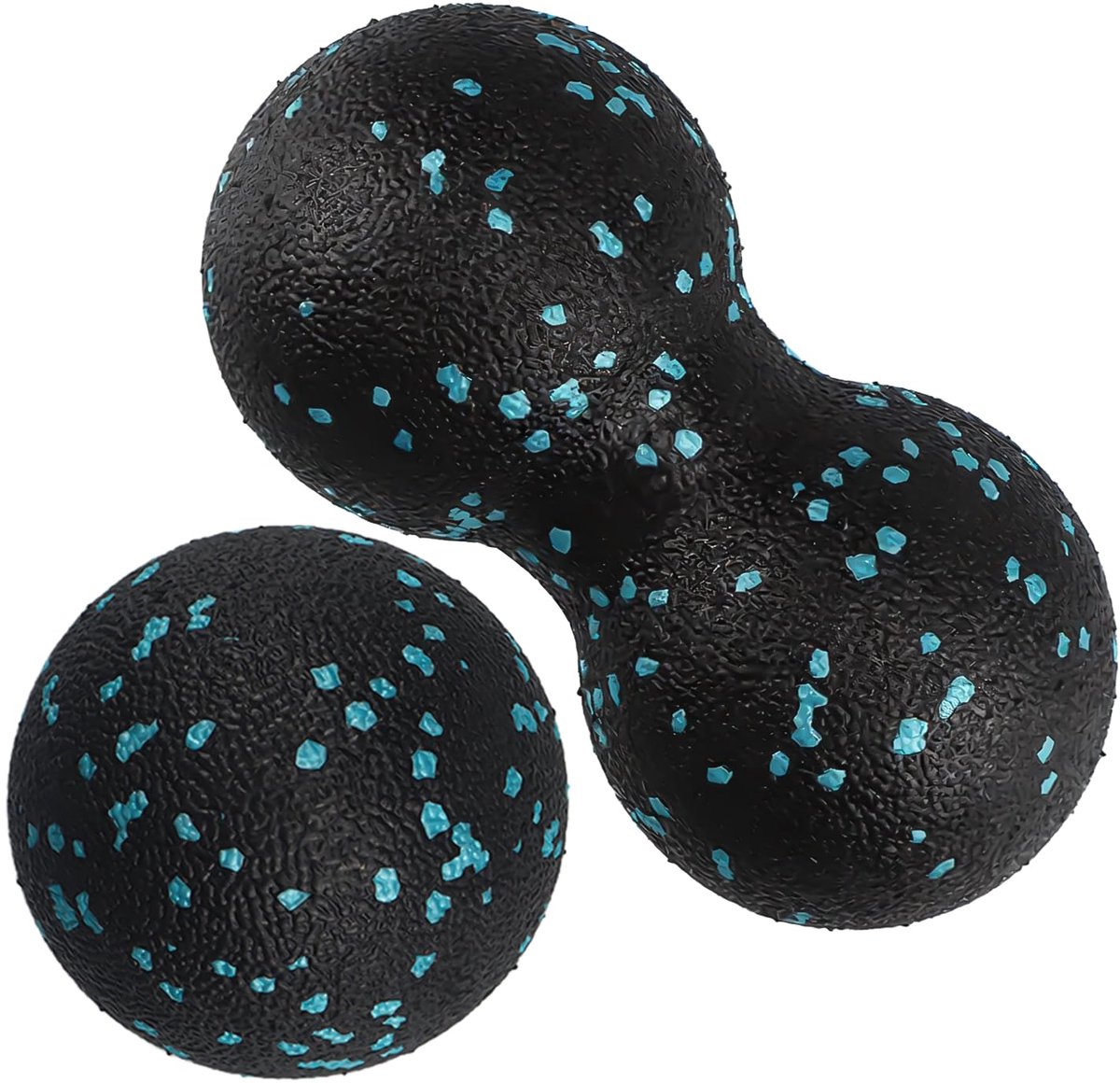 Elzusha - Set van 2 Fasciaballen voor Massage en Fasciatraining - Blauw