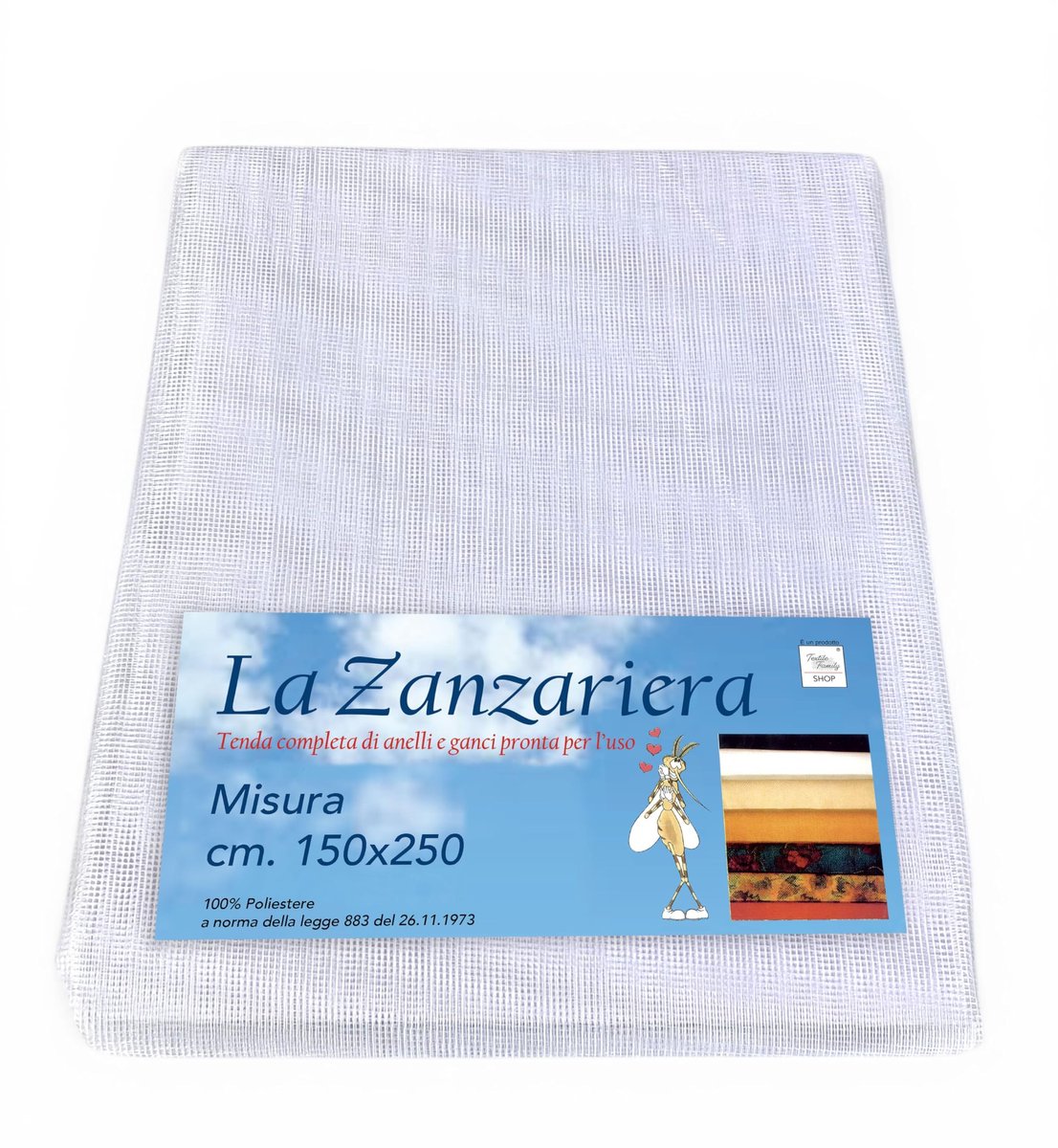 Elzusha - Muggennet voor Buiten 150 x 250 cm Wit