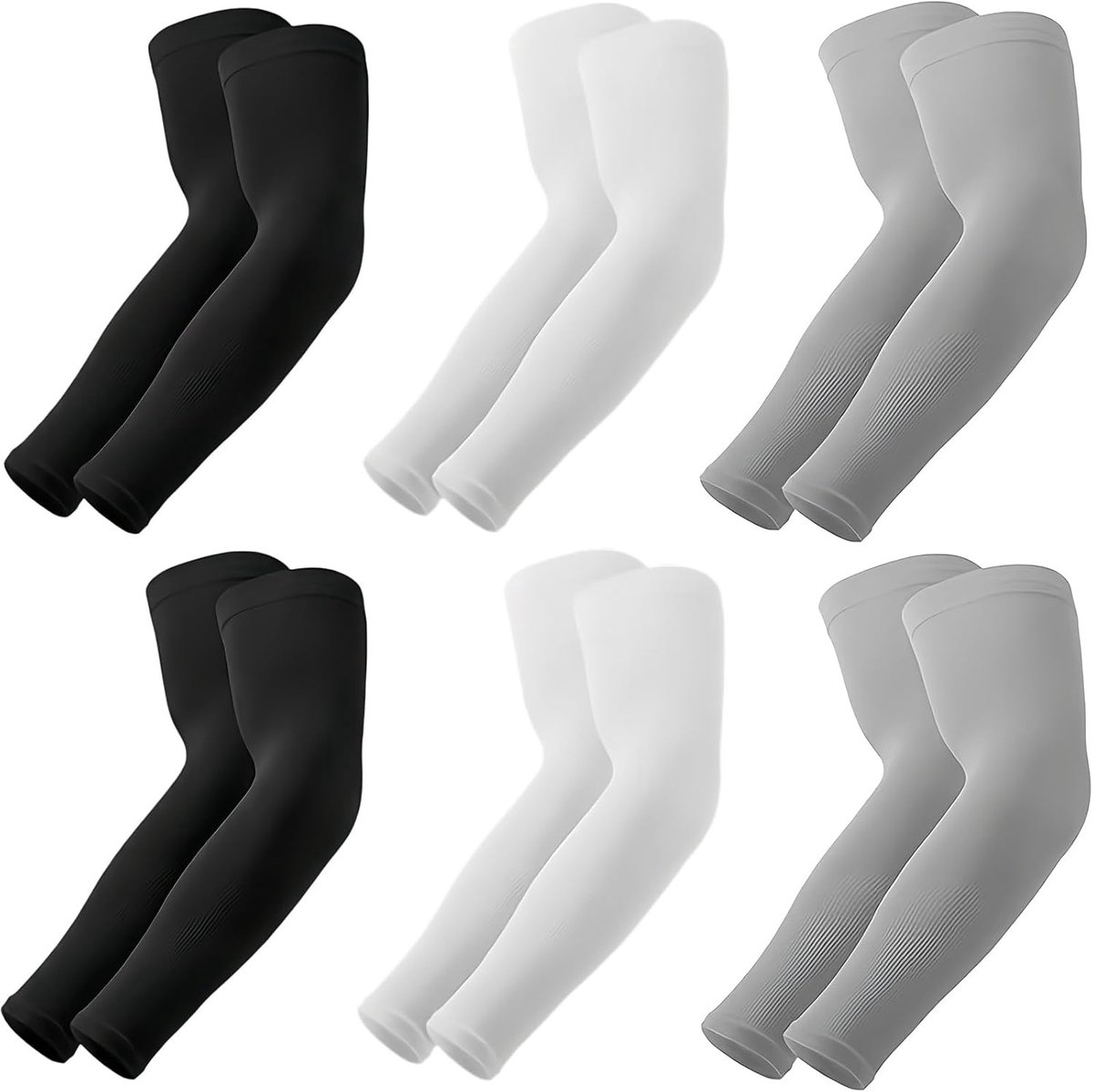 UV Arm Sleeves voor Mannen en Vrouwen, Koelende Compressie Mouwen met UPF Zonbescherming voor Sport, Hardlopen, Fietsen en Golf