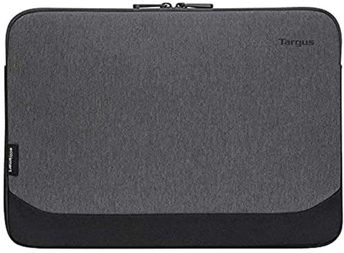 Laptop Sleeve tot 15,6 inch voor Reizigers en Studenten - Eco-vriendelijk Grijs