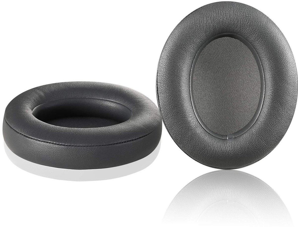 Elzusha - Vervangende Oorkussens voor Hoofdtelefoon (Titanium, Zwart)