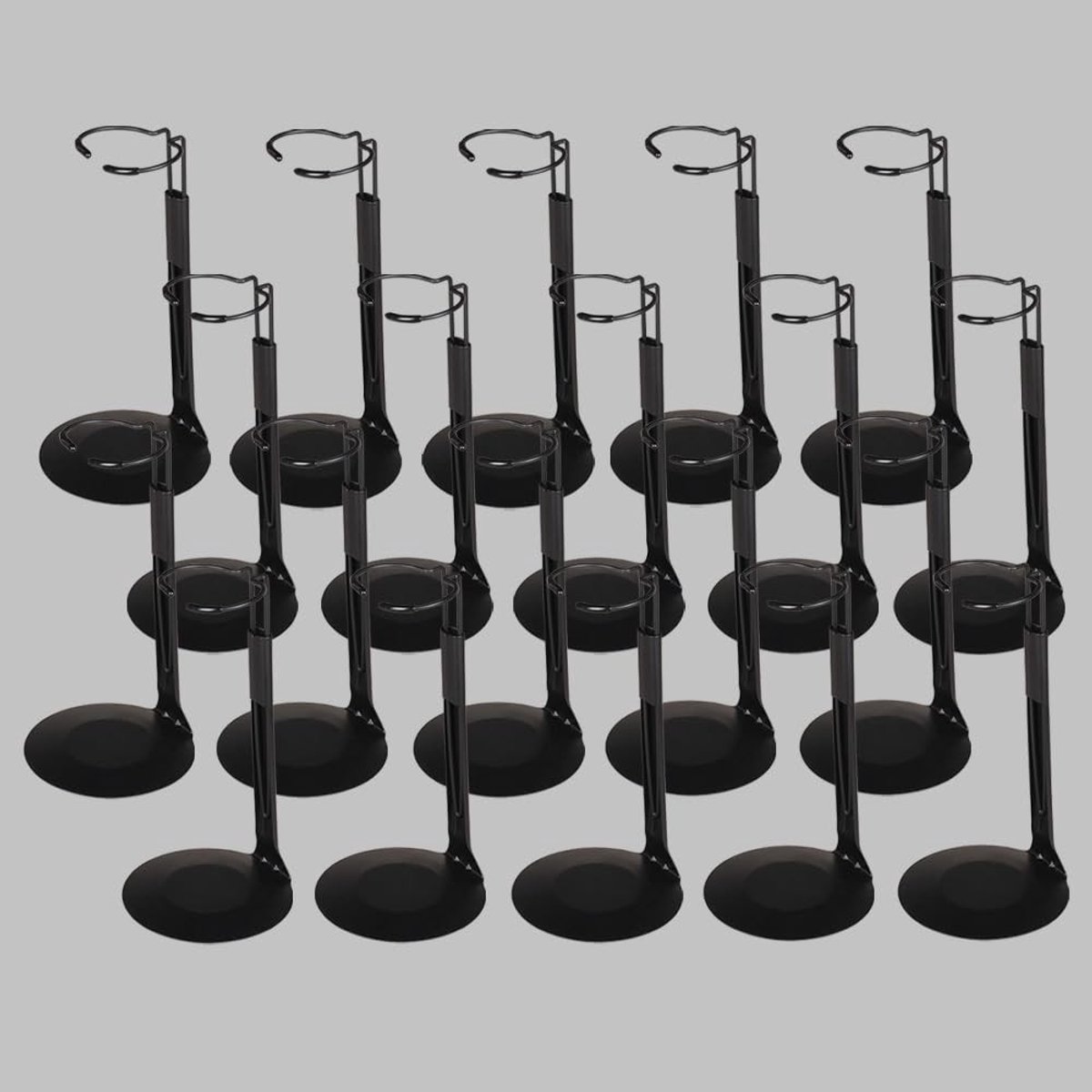 Elzusha - Set van 12 Poppenstandaards voor Actiefiguren