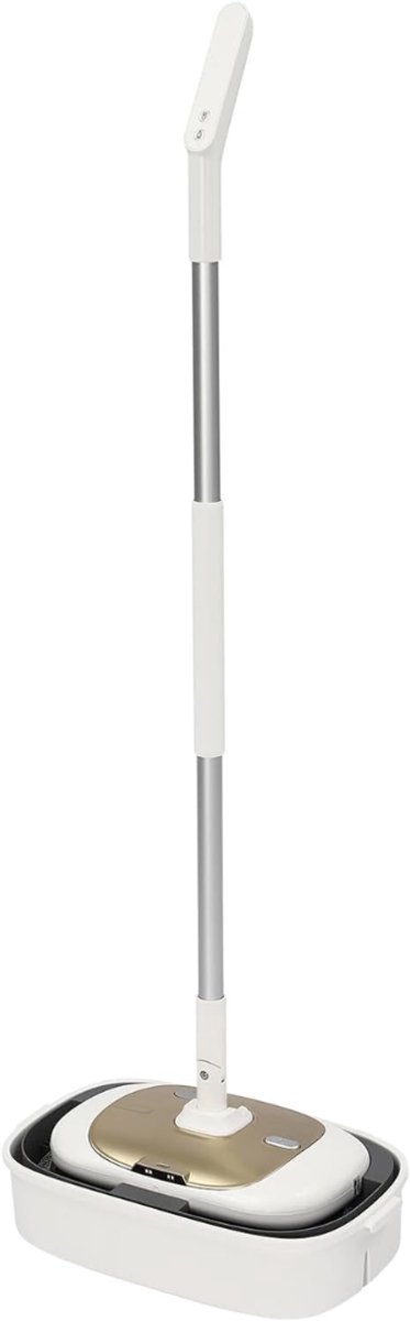 Allvia® Dweilsysteem Elektrisch - Dweilsysteem - Karcher Vloerreiniger - Wit/Goud - 43cm x 27cm x 24cm