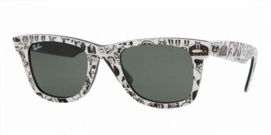 Ray-Ban zonnebril Wayfarer RB2140 1047 Comics LIMITED EDITION - 50 mm van Ray-Ban — afbeelding 2