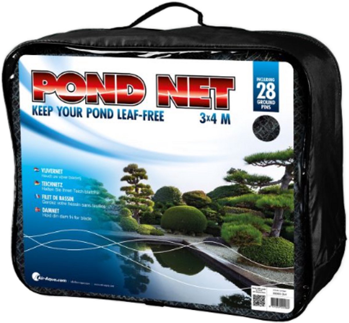 Air Aqua Pond Net Vijvernet Vijverafdeknet 2x3 meter