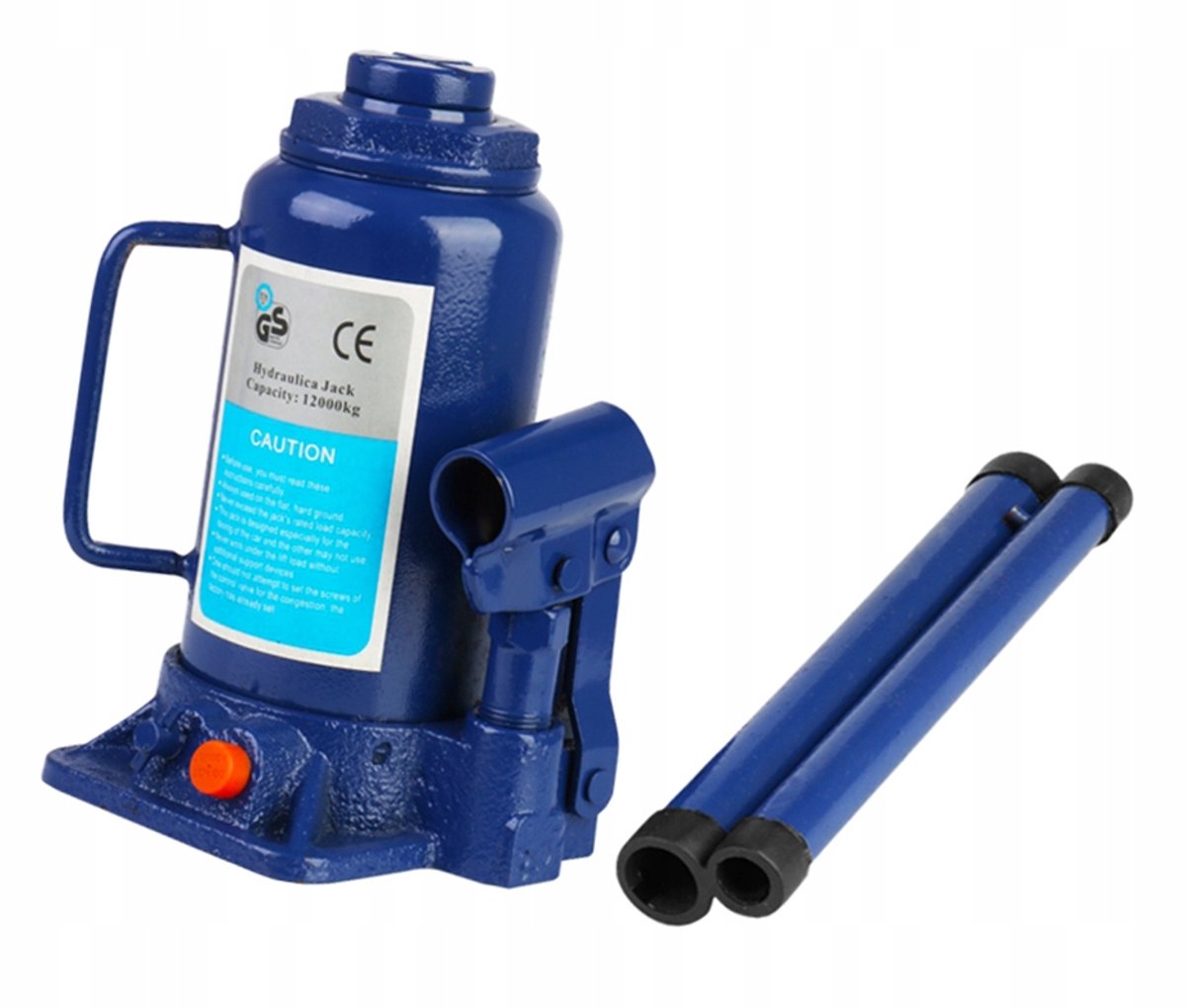 Hydraulische Kolomkrik 12T - Krachtige Hefkracht voor Uw Werkplaats