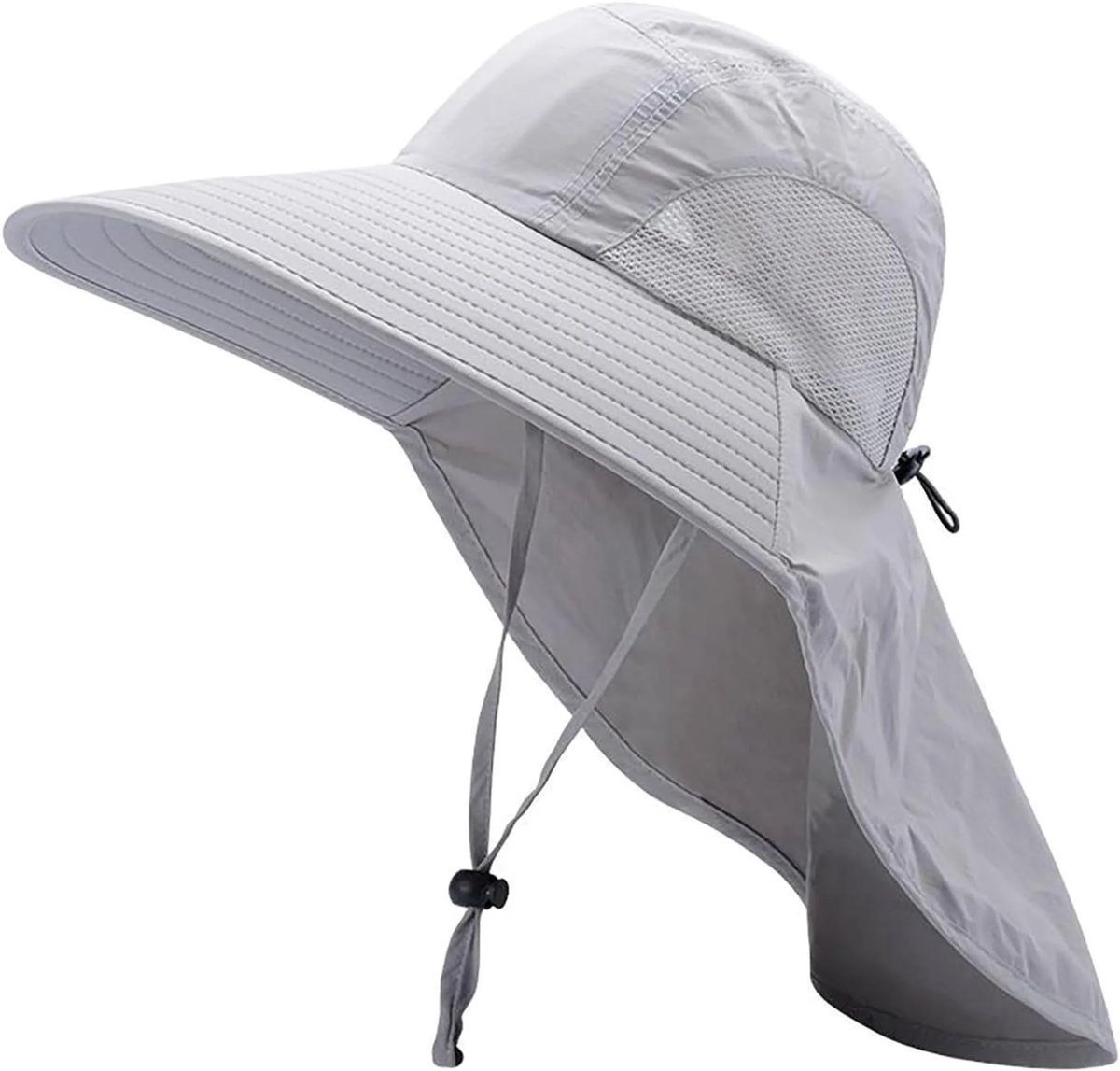 casalora® - Safari Hoed - Fisherman cap - Zonnehoed - Ademend - Outdoor Vissershoed - Hoed met Nekbescherming - Vissershoedje - UPF 50+