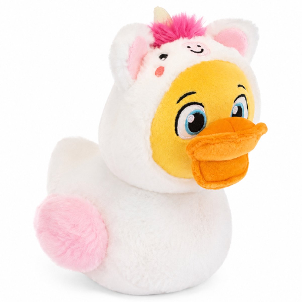 Eend in Eenhoorn Outfit Pluche Knuffel 30 cm - Speelgoed Knuffels voor Kinderen Jongens Meisjes - Duck Plush Toy
