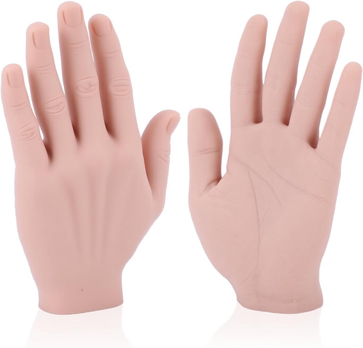 Herbruikbaar Siliconen Mannenhand Model voor Schilderoefeningen en Festivaldecoratie - Buigzaam en Realistisch (Links)
